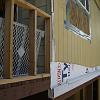 SIDING WILL NOW FLOW THRU THE OLD RAILING AREA FOR A CONTINUOS LOOKING APPLICATION